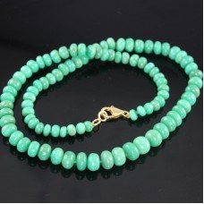 colier JAD verde. argint vermeil sec. XX colier JAD verde. argint vermeil sec. XX